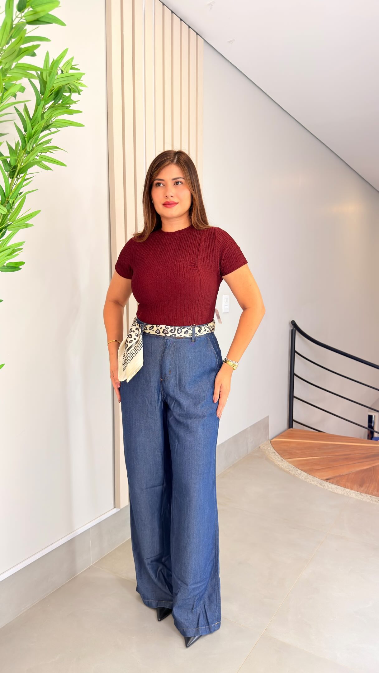 Blusa de tricô, look da Maria Bonita